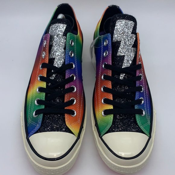NEW Converse Chuck 70 Low Pride Shimmering Rainbow - Picture 5 of 9